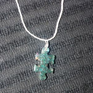 Puzzle piece necklace